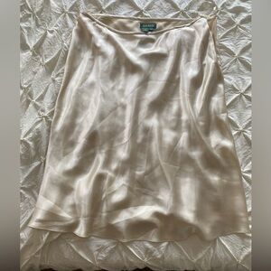 NWT Ralph Lauren 100% Silk Midi Skirt
